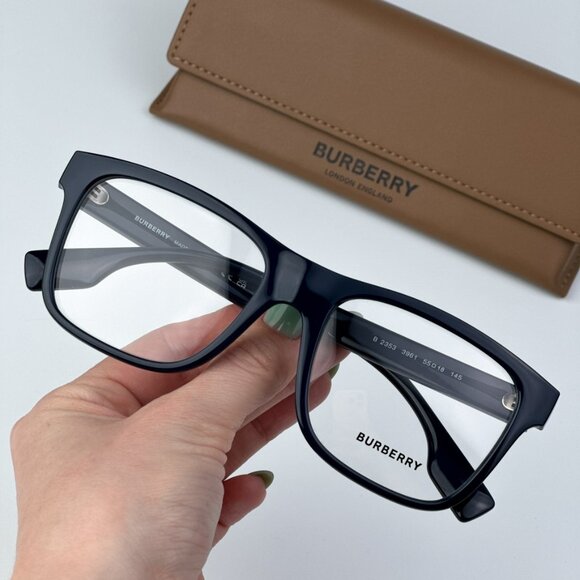 Burberry BE2353 CARTER 3961 BRAND NEW Eyeglasses Blue Men - Picture 1 of 12